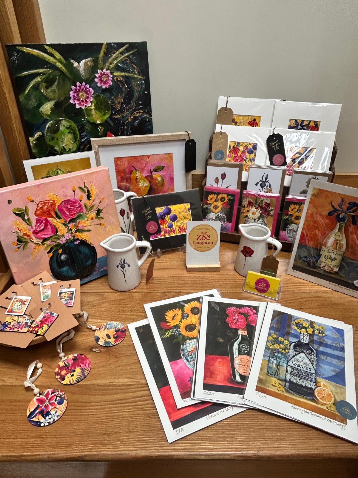 Handmade Acrylic Originals/Giclee Prints/Homeware/Gifting by Zoe Laughton